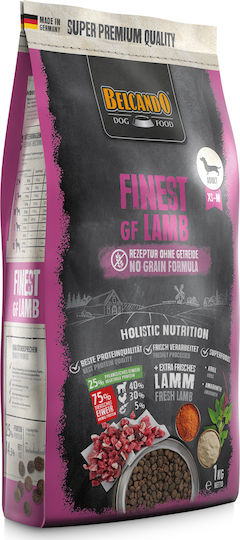 Belcando Finest GF Lamb 1kg Ξηρά Τροφή χωρίς Σιτηρά για Ενήλικους Σκύλους Μικρόσωμων & Μεσαίων Φυλών με Αρνί