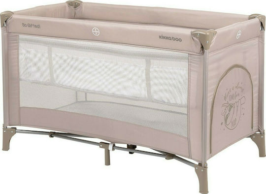 Kikka Boo So Gifted 2020 Playpen 2 Levels with Mattress Beige 124x64cm