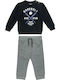 Alouette Kids Sweatpants Set Blue 2pcs