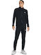 Emea Glossy Tracksuit Set With Jacket Without Elastic Black