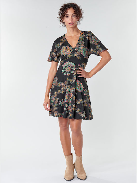 Desigual Gogo Sommer Mini Kleid Blumen