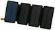 LY-24173 Слънчева Power Bank 30800mAh с 2 USB-A порта Черен
