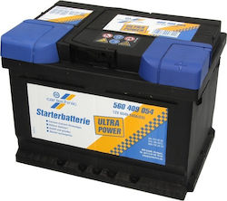 Cartechnic Batterie Auto Ultra Power 560 409 054 mit Kapazität 60Ah und CCA 540A