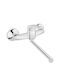 Ferro Basic Kitchen Faucet Wall Silver