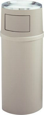 Rubbermaid Metallisch Gewerbliche Abfallbehälter Abfall 80Es Beige