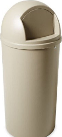 Rubbermaid Kunststoff Gewerbliche Abfallbehälter Abfall Marshal 95Es Beige