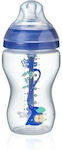 Tommee Tippee Plastic Bottle Advanced Anti-Colic Anti-Colic with Silicone Nipple for 3+ months Blue Elephant 340ml 1pcs