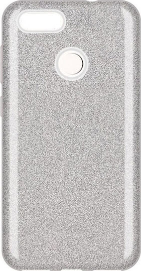 Shining TPU Back Cover Σιλικόνης Ασημί (Xiaomi Mi 8 Lite)