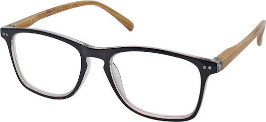 Eyelead Ε211 Reading Glasses +1.50 Black/Brown E 211