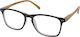 Eyelead Ε211 Reading Glasses +2.50 Black/Brown Ε211 E 211