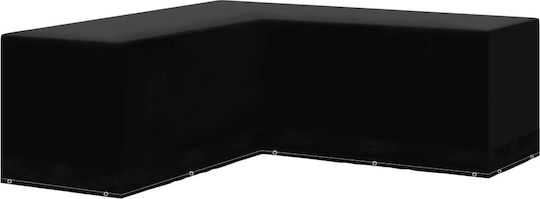 vidaXL Waterproof Protective Sofa Cover 250x250x90cm In Black Color