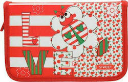 Street Love Pencil Case Full Red
