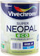 Vivechrom Super Neopal Eco Plastic Ecological Paint for Interior Use White 750ml