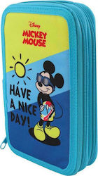 Spree Mickey Κασετίνα Γεμάτη Γαλάζια Spree Mickey Κασετίνα Γεμάτη Γαλάζια