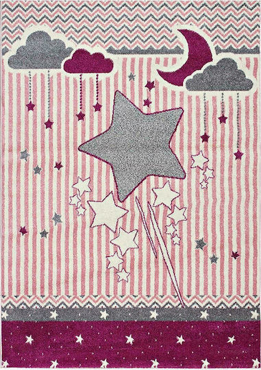 Madi Kids Cotton Rug D041A Stars 80x150cm 12mm