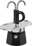 Bialetti Mini Express R Stovetop Espresso Pot for 2Cups Black