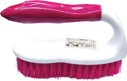 AGC 00304062 Kunststoff Reinigungsbürsten mit Handgriff für Allgemeine Verwendung 14x9cm Rosa 1Stück