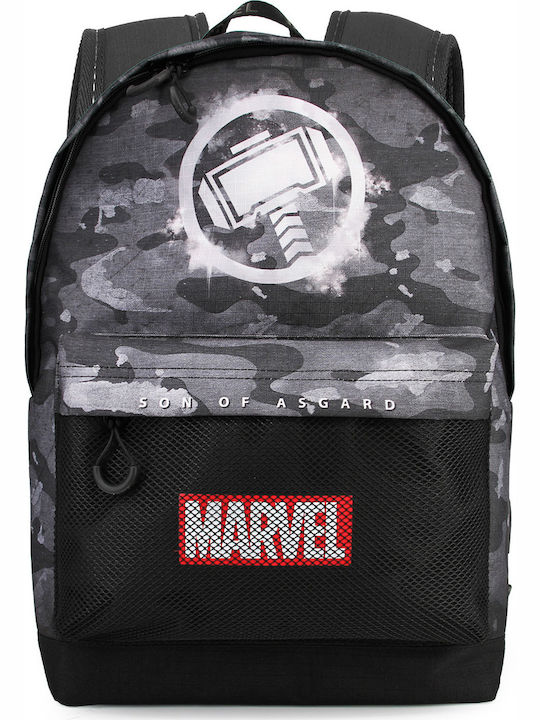 Karactermania Thor Hammer School Bag Backpack Junior High-High School in Black color