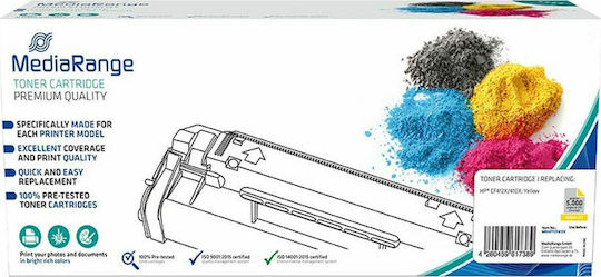 MediaRange Compatible Toner for Laser Printer HP 410X CF412X 5000 Pages Yellow (MRHPTCF412X)