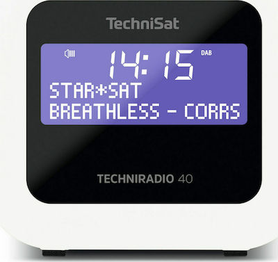 Technisat Techniradio 40 Tabletop Radio Rechargeable DAB+ with USB White