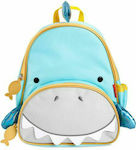 Skip Hop Ζοο Shark School Bag Backpack Kindergarten in Light Blue color
