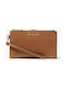 Adele Large Leather Women's Wallet Tabac Brown