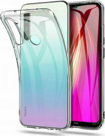 2mm Back Cover Σιλικόνης 2mm Διάφανο (Redmi Note 8T)