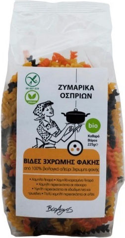 Vio Agros Винтове Трихромни Леща Зеленчуци Органичен Продукт Без Глутен 225гр