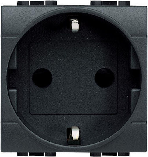 Legrand Single Power Safety Socket Black