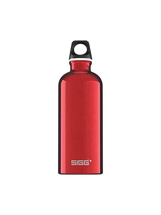 Sigg Aluminum Water Bottle 600ml Red