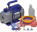 vidaXL Vacuum Pump Αντλία Κενού Μονοβάθμια με Σετ Ελέγχου Πίεσης 2 Εξόδων 3051390