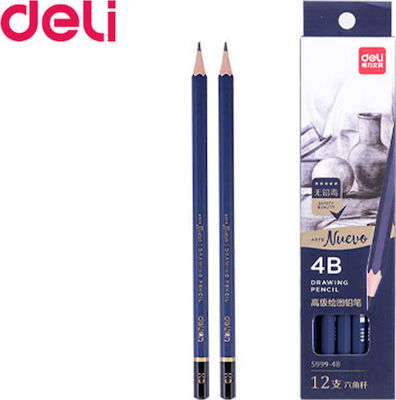 Deli Arte Nuevo Pencil 4B Blue 231.