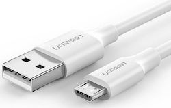 Ugreen Regulär USB 2.0 auf Micro-USB-Kabel Weiß 0.25m (60139) 1Stück