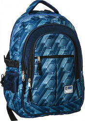 Uni Pap Joma Σχολική Τσάντα Πλάτης Γυμνασίου - Λυκείου σε Μπλε χρώμα Μ36 x Π26 x Υ47cm