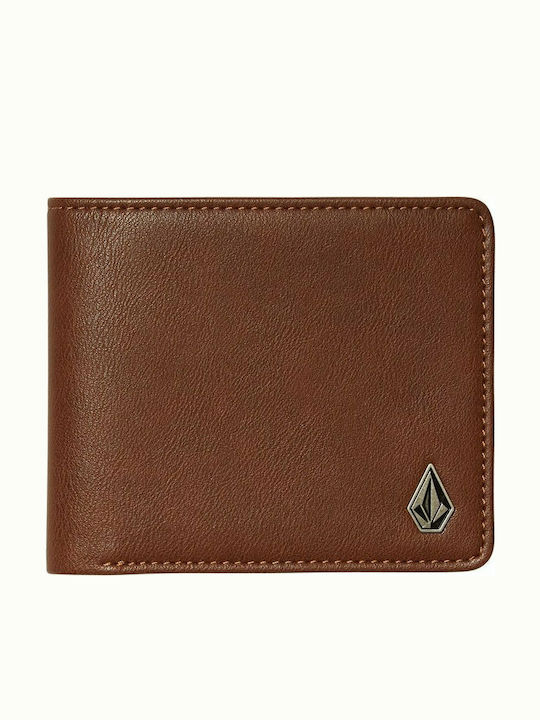 Volcom Slim Stone Men's Wallet Classic Tabac Brown