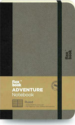 The Writing Fields Adventure Notebook A6 Ruled with Elastic Gray