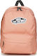 Vans Realm Backpack School Bag Backpack Junior High-High School in Pink color 22lt