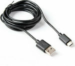 Osio Regular USB 2.0 Cable USB-C male - USB-A male Μαύρο 1.8m (OTU-5918B)