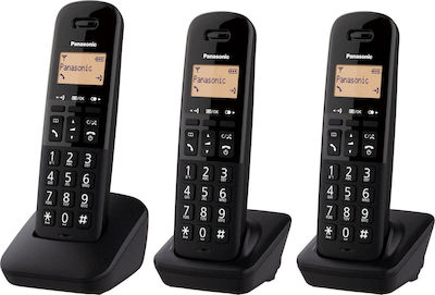 Panasonic KX-TGB613JTB Ασύρματο Τηλέφωνο (Τριπλό Σετ)