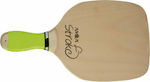 Amila Stroke Beach Racket Beige 400gr with Straight Handle Green