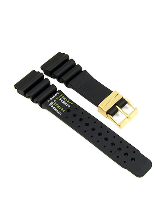 Citizen Promaster Curea de cauciuc Negru 24mm