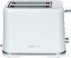 Clatronic TA 3554 Toaster 2 Schlitze 870W Weiß