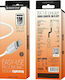 Borofone BX14 LinkJet USB-A zu Lightning Kabel Weiß 1m