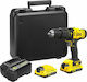 Stanley Percussive Drill Driver Battery 18V 2x1.5Ah