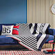 Tommy Hilfiger Cruise Navy Ριχτάρι Πολυθρόνας 130x170εκ. Πολύχρωμο