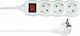 Emos Power Strip 3 Positions with Switch and Cable 3m