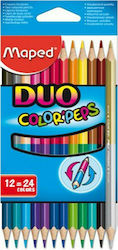Maped Color'Peps Duo Set 12 Colours