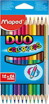 Maped Color'Peps Duo Pencils Set 12pcs