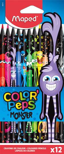 Maped Color'Peps Monster Colored Pencil Set Package of 1 packages
