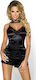 Anais Apparel Bernie Babydoll Sexy Babydoll με Δαντέλα Black